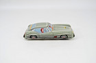 Vintage Japan Tin Litho Friction Toy Car Mercedes Gullwing 300-sl Gray Sanko 4 