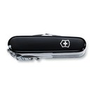 Victorinox Swiss Army Swiss Champ Pocket Knife  black   91mm