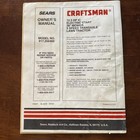 Sears Craftsman 1996 Lawn Mower Tractor 917 256460 Owners Manual Vtg