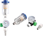 Oil Water Separator  Air Filter With Pressure Gauge  Pressure Regulator For Air