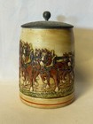 Clydesdales Lidded Stein Csl9 Variant 1976 Ceramarte Brazil