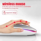 Wireless Mouse Rgb Rechargeable Bluetooth Mice Gaming Mouse For Laptop Pc