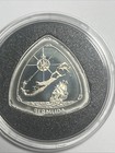 1996 Bermuda  925 Sterling Silver Proof Triangular  3 Coin With Box And Coa