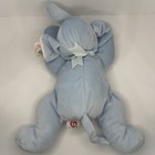 Ty Beanie Buddy Elephant Squirt Pillow Pal Light Blue Stuffed Animal Lovey 1996