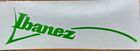 Ibanez 5 5  Lime Green Guitar Headstock die Cut Vinyl Decal  Logo Sticker