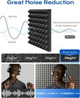 Sound Proof Foam Panels For Walls Self-adhesive 12 Pack Pyramid 2  X 12  X 12 