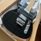 Gloss Black Tl Style Electric Guitar 2h Pickups With Trill System Us Warehouse 