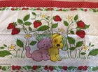 Vintage Strawberry Shortcake Standard Pillowcase Pink Excellent Rare