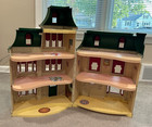 Vintage Fisher Price Loving Family Home For Holidays Dollhouse   Accessories