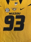Game Worn Men s Nike White Missouri Mizzou Tigers Used Football Jersey Sz 50  93