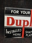 Porcelain Duplate Enamel Metal Sign Plate Size 18  X 12  Inches