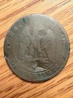 France 10 Centimes Coin  1861 Napoleon Iii Laurel Head - Combined Shipping Ok