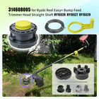 314608005 Fits For Ryobi Reel Easy  Bump Feed Trimmer Head Straight Shaft