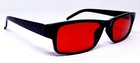 Vintage Og 64 s Oldschool  Men s Red Lens   Sunglasses 