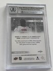 T j  Tj Oshie Signed Card Beckett Slabbed 1000th Game Dated Moments Auto Ip A