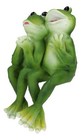 Romantic Frog Couple Sitting Side By Side Bracket Mantelpiece Ledge Shelf Sitter
