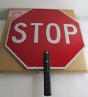Cortina 03-864 Stop 18in Crossing Guard Stop Sign Paddle Aluminum Double Sided