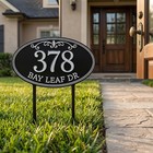 Personalized Address Yard Sign  Custom House Number Sign  Street Name Sign