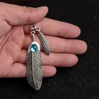 Resident Evil 2 Claire Redfield Feather Pendant Necklace Cosplay Jewelry