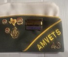 American Veterans 43 Amvets 2 Hats 9 Pins With Original Bag