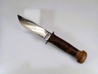 Vintage Wwii Usn Mark 1 Fighting Knife Robeson Shuredge No  20 Wood Pommel
