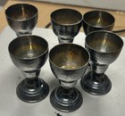 Antique  800  80  Sterling  Silver Cordial Cup  set Of Six All One Price 146g
