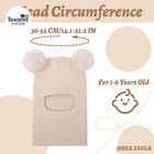 Toddler Winter Hat Scarf Baby Beanie With Neck Warmer Boys Girls Warm Windproof 