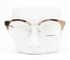Burberry Eyeglasses Be2316 3501 Glasses Brown Opal Beige Horn Silver 51mm W case