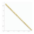 Real 14kt Yellow Gold Polished Double-sided Heart Anklet  10 Inch