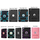 Hybrid Shockproof Stand Case Cover For Ipad 10th 9th 8 7 6 5 4 3 2 Air mini pro