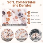 6 Pcs Guinea Pig Fleece Cage Liners  Washable Guinea Pig Blankets Reusable
