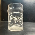 Vintage Grapette White Acl Soda Fountain Glass Drinking Cup
