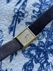 Vintage Women   s Classic Seiko Gold Tone Tank Watch Running 2c20-5019