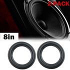 2pcs 8inch Speaker Edge Rubber Foam Surround Ring For Speaker Repair