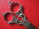 J6341 Antique  Victorian  Dutch  833  Silver Scissors  Handcrafted  See Descript