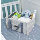 Diaper Stacker Plus Caddy 2-piece Set Grey Gender Neutral  Nursery Organizer Set