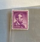 Mint President Lincoln Violet purple Rare  Stamp 1951-1960   Rare   Never Used
