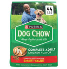 2 Bags Purina Dog Chow Complete Dry Dog Food For Adult Dogs  Real Chicken  44 Lb