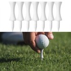 50 100 Count Step Down Plastic Golf Castle Tees  Unbreakable  Mixed Or Same