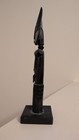 Vtg African Ashanti Akub ba Fertility Doll Hand Carved Wood Statue Figure 10   