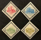 Travelstamps  1947 Nicaragua Stamps Scott  701-704 - Architecture - Mint Mnh Og