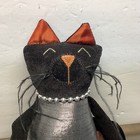 Woof And Poof 2013  Collectible  Black Cat -black   Silver Dress-vinyl  Legs