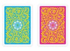 Copag Poker Plasting Playing Cards 1546 - Pink yellow blue  - Reg  Index