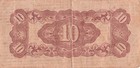 Burma  10  Cents  Nd  1942  Block  Bu  Wwii Issue  Circulated Banknote Wg