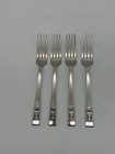 Set Of 4 Oneida Community Silver Plate Coronation Dinner Forks