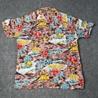 Vtg 1970s Hawaiian Holiday Rayon Aloha Shirt Mens M Button Up 70s Floral