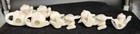 5 Vintage Hand Painted Bone China Mice Mouse Figurines Japan Minature Kitsch