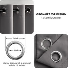 Room Divider Curtains 12 5 X 8 Ft - Total Privacy Wall Room Divider Screens Soun