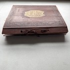Vintage Unfinished Scrapbook Of Personal History  Baby Booklet  Cards  Memories