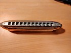 Vintage  -  M  Hohner Chromonica Ii Deluxe Harmonica W original Box